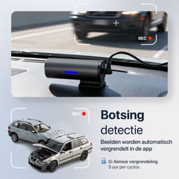 Dashcam Pro WiFi - Full HD - Dashcam voor Auto - Nachtzicht & Botsingdetectie - Mobiele App - Incl. 32GB SD-kaart — thumbnail 5
