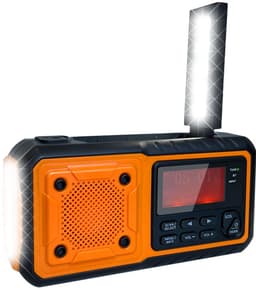 INHEIM® PULSdab+ – Robuuste DAB+ Noodradio | Solar & Dynamo Oplaadbaar | FM/DAB+ | Powerbank & LED-Zaklamp | Noodpakket & Outdoor — thumbnail 2
