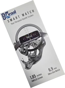 Kiraal Aura AMOLED Smartwatch voor Dames – 4 Bandjes (RVS, Nylon & 2x Siliconen) – Hartslagmeter – Stappenteller – Slaapmonitor – Multisport – Compatibel met Android & iOS – Rosé Goud en Roze — thumbnail 2