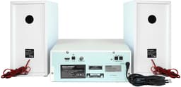 Blaupunkt - Stereo set - Speaker - FM-radio, AUX-aansluiting en USB-aansluiting, Bluetooth, HDMI-ingang, wekker, LED-display, kleur wit, MS30.02BT — thumbnail 5