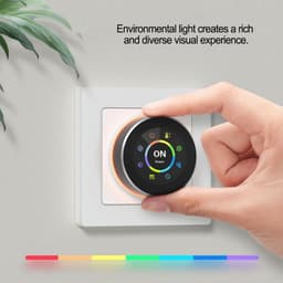 Vloerverwarming Thermostaat - Slimme Regelaar - Comfort Verwarmen - TFT Kleurenscherm - 16A Capaciteit - Zwart — thumbnail 3