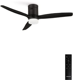 CREATE - Stille 40W plafondventilator met technische ABS bladen in verschillende maten - L - Met licht - Afstandsbediening - WIND CALM — thumbnail 1