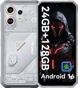 OSCAL MARINE 3 - Robuuste Smartphone - 4G - 24GB RAM - 128GB ROM - 6.56 inch - Robuuste Telefoon - Nachtzicht - Android 16 - NFC - GPS - Wit — thumbnail 1