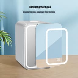 Core® Skincare Fridge - Mini Koelkast 8 Liter – Met Spiegel en Verlichting - Mini Fridge - Gearrangeerd- ‎14x 11x 10cm; 620 g — thumbnail 3