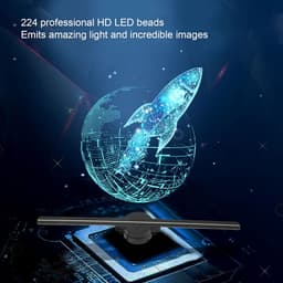 16,5 Inch WiFi 3D Hologram Ventilator voor Opvallende Reclame en Display — thumbnail 4