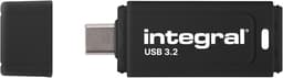 USB-C Flash Drive - Snelle Opslag - Bestanden Overzetten - Plug and Play - 128GB Capaciteit - Zwart — thumbnail 1