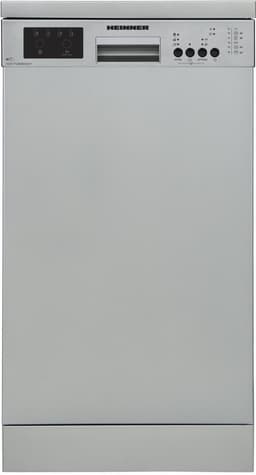 Vrijstaande Vaatwasser - Compacte Vaatwasser - Dagelijks Schoonmaken - Energieklasse E - 45 cm Breed - Zilverkleurig — thumbnail 1