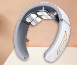 Elektrische meerdere koppen slimme nek massager, nekverzorger, oplaadbaar, warmtekussen, massager, nekwervelapparaat, oplosbaar, verwarmbaar, model 3 — thumbnail 4