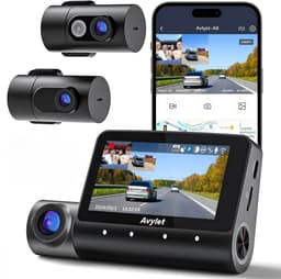 Avylet A8 - Dashcam Voor Auto - Drievoudige Lens - Ultra 5K & Full HD - 2025 model - Voor en Achter Camera - WiFi & GPS - 3 inch met App - Loop Opname - G Sensor - Parkeerbewaking - Infrared Night Vision - Voice Control — thumbnail 1