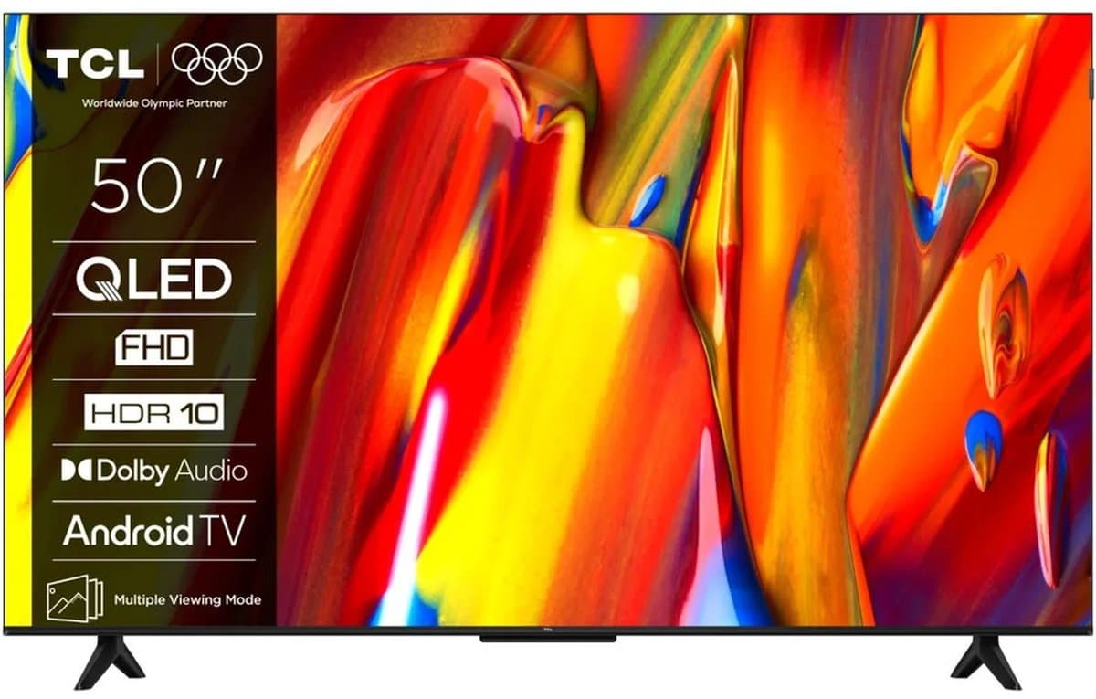 TCL 50V5C – 50 inch – FHD QLED – 60Hz Smart TV — afbeelding 1