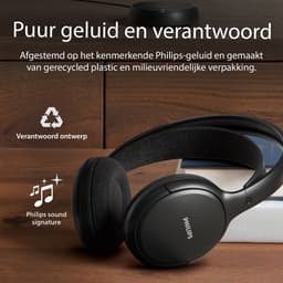PHILIPS SHC5200M2/12 - Draadloze TV Headphones met 30 uur afspeeltijd, 30 m bereik, digitale 2,4G-verbinding, Over-Ear Comfort Fit, vervangbare batterij, helder digitaal geluid – Zwart — thumbnail 3