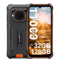 Blackview BV6200 Plus - Robuuste Smartphone - 32GB RAM - 128GB - 11000mAh - 6,56 inch - 4G Dual SIM - Android 15 - 98dB Ultra-luide luidspreker - NFC GPS - Oranje — thumbnail 1