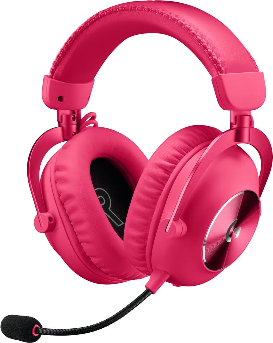 Logitech G PRO X 2 Lightspeed - Draadloze Gaming Headset - PC, PlayStation - Magenta — afbeelding 1