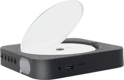 Somstyle Draagbare CD Speler met Speaker - Wall Mount - Bluetooth - 3.5 MM Aux - CD / CD-R / CD-RW - Met Radio - Zwart — thumbnail 1