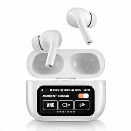 Tech Essentials FlexBeat - Draadloze Oordopjes met Active Noise Cancelling - Bluetooth 5.4 - In Ear Sport Oortjes voor Hardlopen - Microfoon - Earbuds met Oplaadcase - Muziek - Wit — thumbnail 1