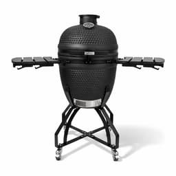 Patton Premium Large 21" Kamado met Onderstel en Zijtafels - Rooster Ø47 cm - Matzwart — thumbnail 1