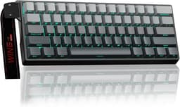 AULA WIN60 HE - 60% Bedraad RGB Gaming Toetsenbord - Hall Effect Rapid Trigger - Magnetische Toetsen - Gasket - Hot Swap - 8K Hz Polling Rate - QWERTY Toetsenborden - Zij Bedrukte toetsen - 61 Keys - Zwart Grijs — thumbnail 1