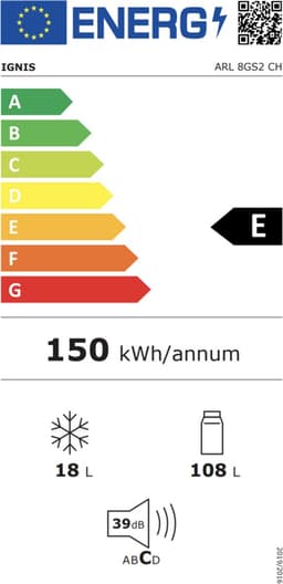 Ignis ( Whirlpool ) ARL 8GS2 C | Onderbouw koelkast | 82 cm — thumbnail 2