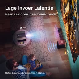 ULTIMEA Smart Beamer - Projector - met Autofocus, 6D Keystone, 900 ANSI Lumen, 1080P Full HD, 30W Speaker - Zwart — thumbnail 2