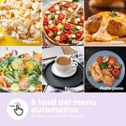 Digitale Magnetron 20L, 700W met 6 Vooraf Ingestelde Menu's en Express Cook Functie — thumbnail 4