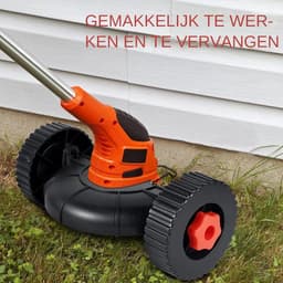 Grasmaaier Wielen - Onkruidverwijderaar Opzetstuk - Tuinonderhoud Vereenvoudigen - Universeel Verstelbaar Ontwerp - 20 x 15 x 127 cm — thumbnail 4