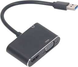 USB naar HD Adapter - Video Converter - Scherm Uitbreiding - Hoge Snelheid Gelijktijdig - 17x10x3cm — thumbnail 1
