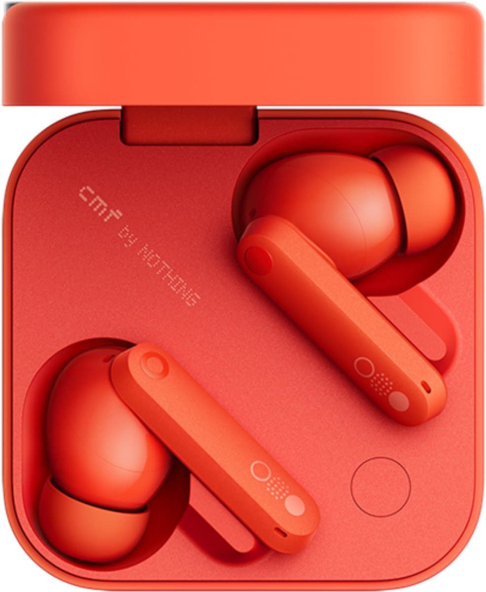 CMF by Nothing Buds Pro 2 - Draadloze Oordopjes met Smart Dial - 50dB Noise Cancelling - Oranje (Orange) — afbeelding 1