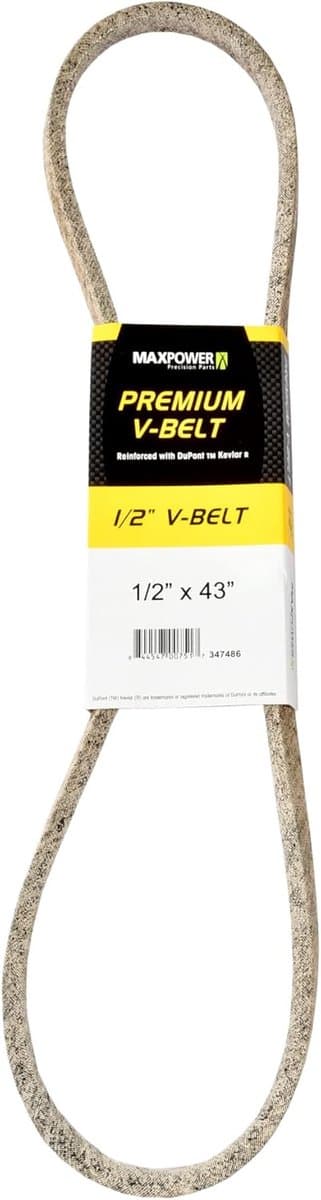 Aandrijfriem Grasmaaier - V-snaar - Gazon Onderhoud - Versterkt met Kevlar - 1095 mm Buitenlengte - Beige — afbeelding 1