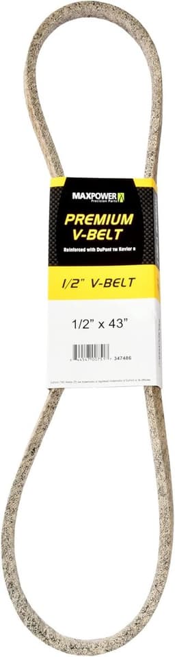 Aandrijfriem Grasmaaier - V-snaar - Gazon Onderhoud - Versterkt met Kevlar - 1095 mm Buitenlengte - Beige — thumbnail 1