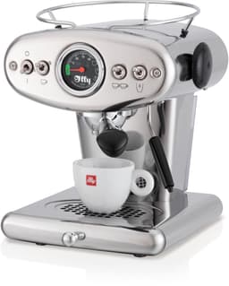 illy X1 Anniversary Koffiemachine – ESE koffiepads & Gemalen Koffie – Chroom - RVS - Iconisch Design – Met Stoompijp — thumbnail 2