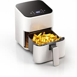 Nexvo® Mini Airfryer - Airfryer - Heteluchtfriteuse - Compact - Wit - ‎26cm x 21cm x 28cm — thumbnail 1