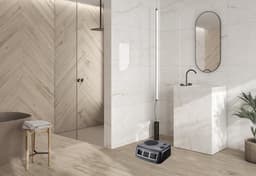 Horizontale Thermoventilator met Metalen Behuizing - Antracietgrijs — thumbnail 2