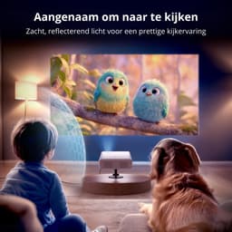 Aurzen EAZZE D1G Mini Beamer – Google TV – Full HD 1080p – 4K Ondersteuning – Mini Projector – HDR10 – Netflix – Dolby Audio – Auto Focus & Keystone – WiFi 5G & Bluetooth 5.1 – Stream eenvoudig vanaf je smartphone – Chromecast ingebouwd — thumbnail 3