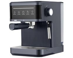 LUMÈ STORE Espressomachine – Koffiezetapparaat – Cappuccino Machine – Latte – Melkopschuimer – Semi Automatisch – 1,8L – Zwart