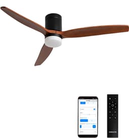 CREATE - Stille plafondventilator met technische ABS bladen 40W (Ø152cm) - Met licht LED - Met WiFi + Afstandsbediening - 6 snelheden - Programmeerbaar - WIND CALM — thumbnail 1