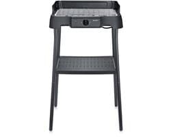 Severin PG 8594 Elektrische BBQ Tafelgrill – 2000 W – RVS Grillrooster – Met Voet – Zwart