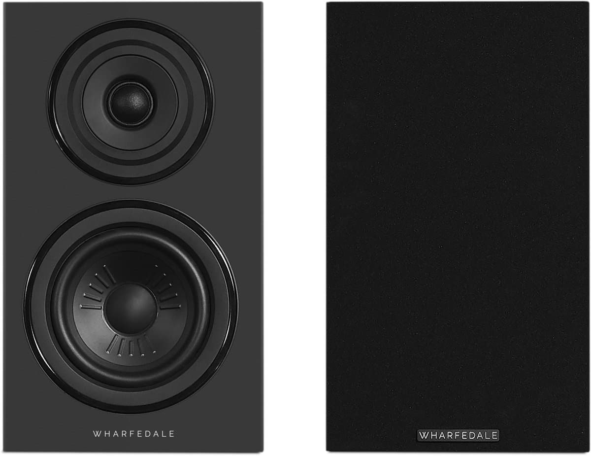 Wharfedale Diamond 12.0i Boekenplank Speakers – Stereo Hifi Set – 2-weg Luidsprekers – Compact Formaat – Passieve Speakers – Zwart — afbeelding 1