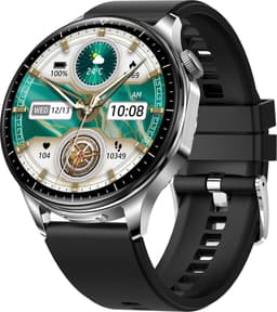 Hibousee Smartwatch voor Dames en Heren (2-in-1) – Bluetooth Bellen, AMOLED scherm, Fitness- en Gezondheidstracker – iOS & Android — thumbnail 2