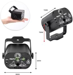 IMENGINE® Discolamp - DJ Laser Lichtshow – Party Lights - 60+ RGB Lichtpatronen – Geluidsreactief – LED & Strobe-effecten – Inclusief Afstandsbediening – Voor Feest, DJ, Podium & Dansvloer — thumbnail 5