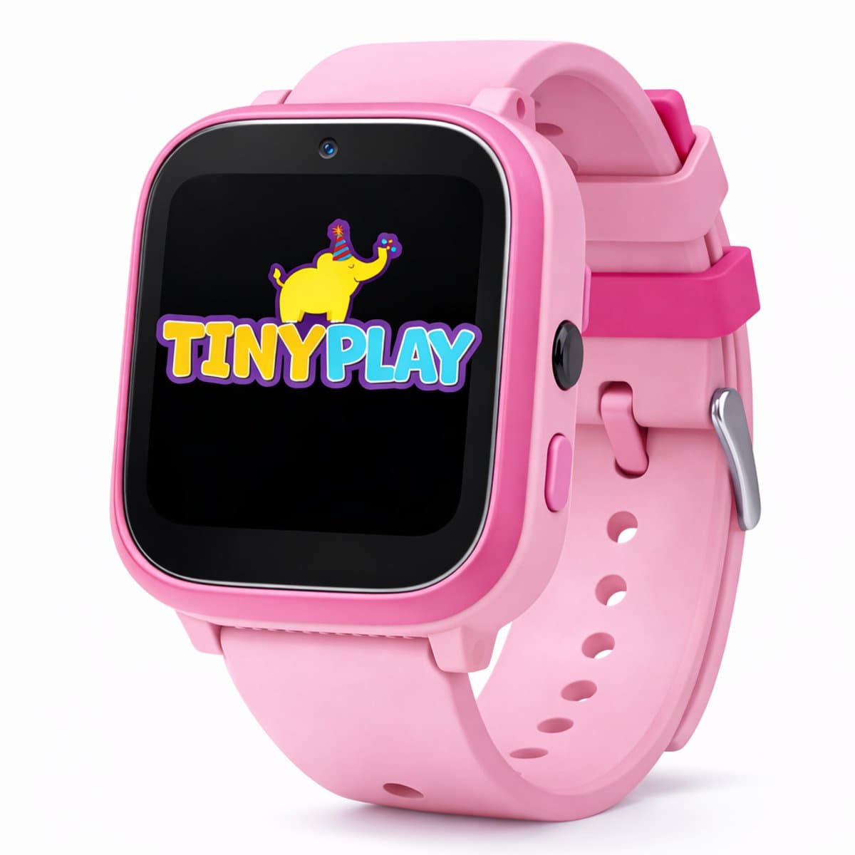 TinyPlay Smartwatch Kinderen - Dual Camera - Spelletjes - USB Oplaadbaar kinderhorloge - Kinder smartwatch - Meisje - Roze — afbeelding 1