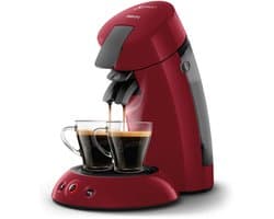 Senseo Original HD6553 Vrijstaand Half automatisch Koffiepadmachine 0.7l Rood