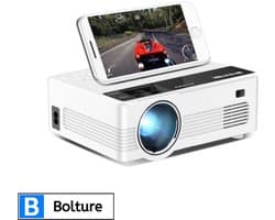 Bolture Mini Beamer - Beamers - Beamer - Projector - Beamer Projector - Beeldscherm - Projectiescherm - Beamer Scherm - 150 Inch