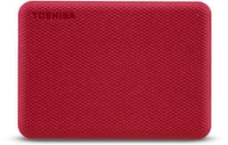 External Hard Drive Toshiba CANVIO ADVANCE Red 2 TB USB 3.2 Gen 1 — thumbnail 1