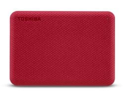 External Hard Drive Toshiba CANVIO ADVANCE Red 2 TB USB 3.2 Gen 1