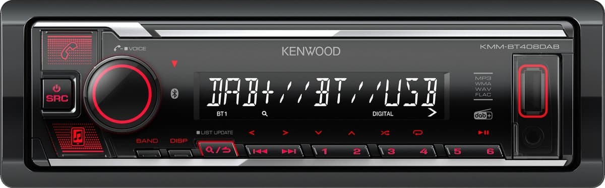 Kenwood KMM-BT408DAB — afbeelding 1