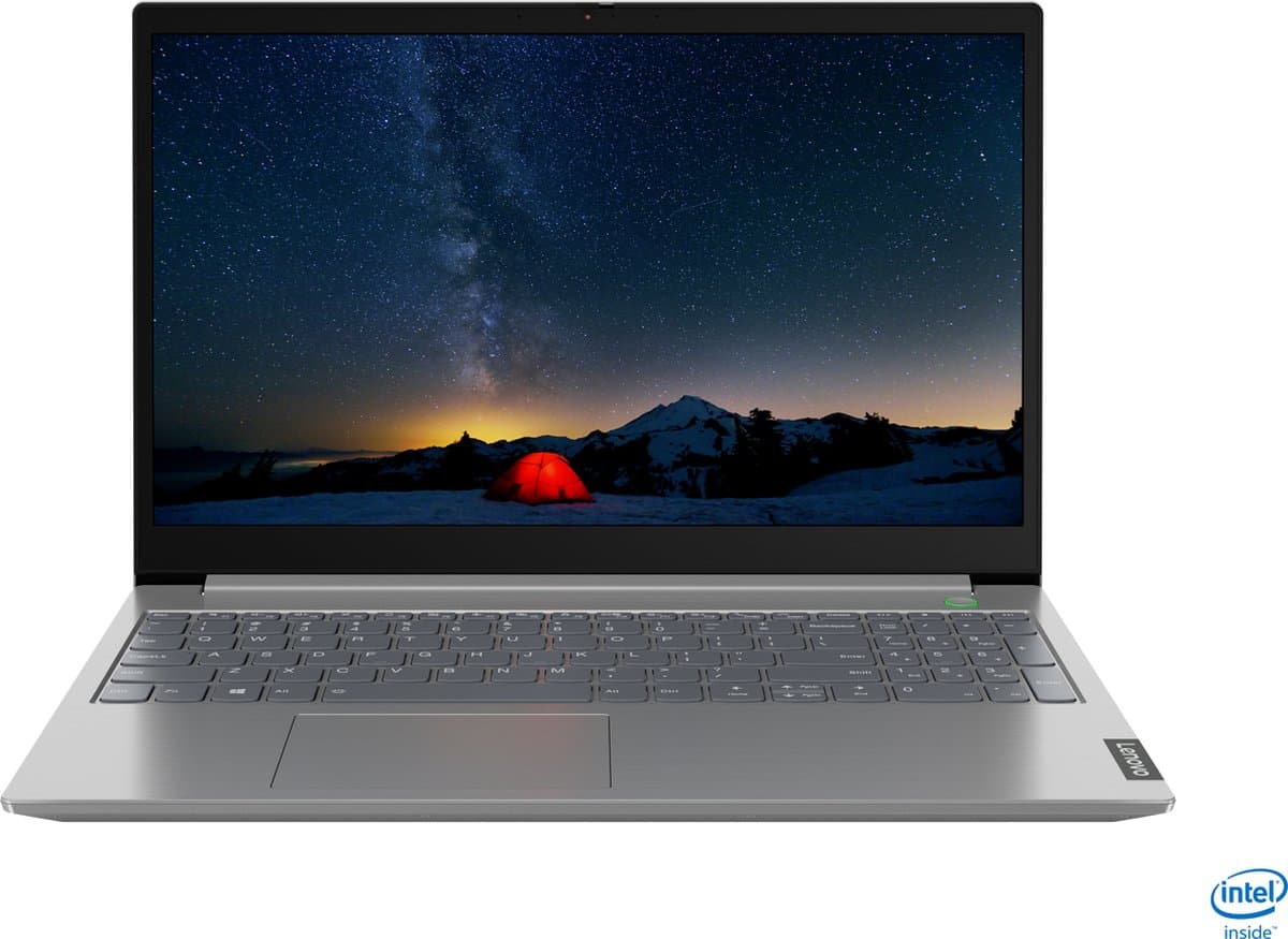 Lenovo ThinkBook 15 IIL Intel® Core™ i5 i5-1035G1 Laptop 39,6 cm (15.6") Full HD 8 GB DDR4-SDRAM 256 GB SSD Wi-Fi 6 (802.11ax) Windows 10 Pro Grijs — afbeelding 1