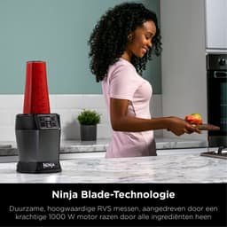 Ninja Foodi Luxe Blender en Smoothie Maker - Blender To-Go - 1000 Watt - IJsCrusher - met 2 Mixbekers - BN495EU — thumbnail 5