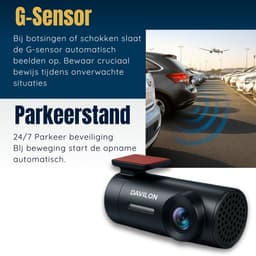 Davilon D1-DUAL Dashcam 2K | Voor & Achter | 2025 APP Model — thumbnail 2