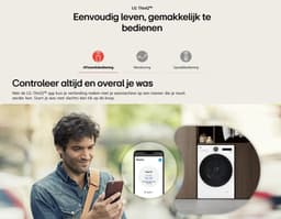 LG F4WX801YB TurboWash -  Wasmachine Voorlader - 11 kg - 1400 rpm - 71 dB — thumbnail 5