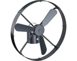 Caliber Draadloze ventilator - Kantelbaar en Draaibaar - Fluisterstil en krachtig - 2 Standen - Inclusief LED Lamp - Accu niet meegeleverd - Werkt met PowerSnap Accu Platform (CPS-FAN)